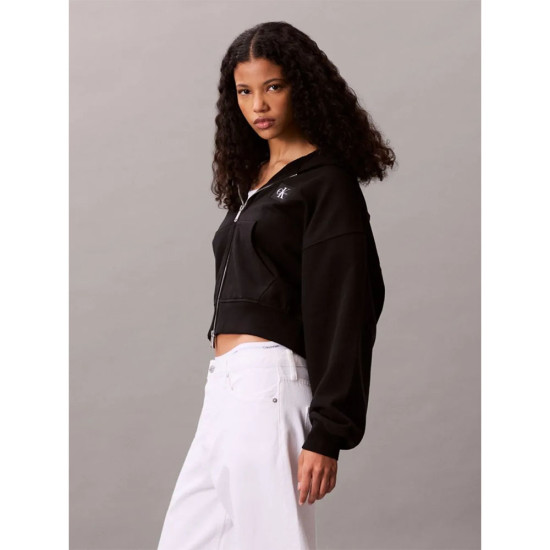 Calvin Klein Γυναικεία ζακέτα Terry Cotton Sweatshirt